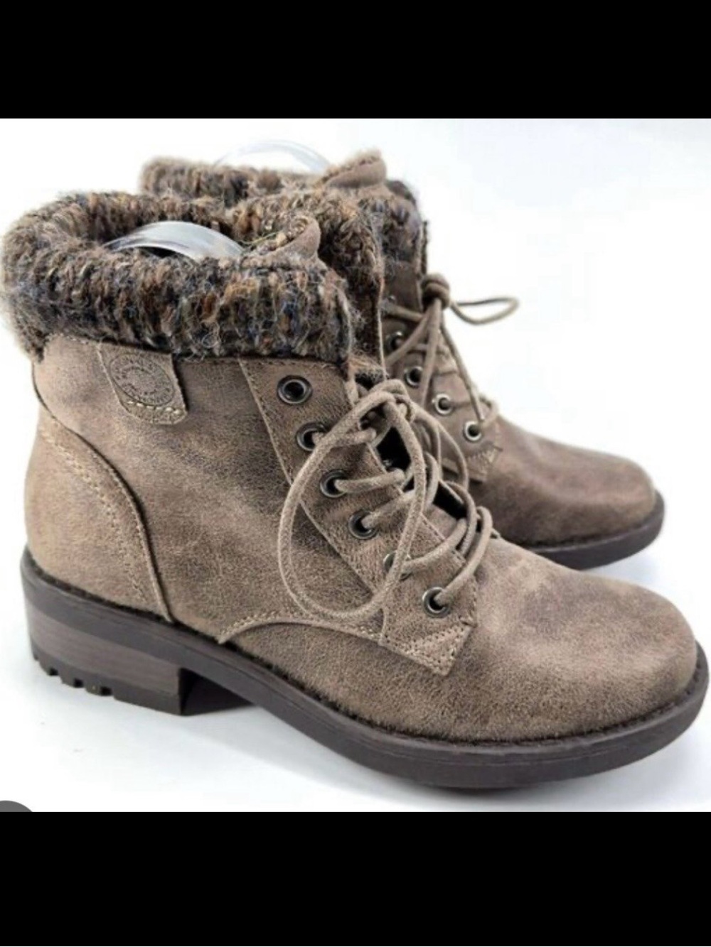 B-52 by Bullboxer Brown Suede Kara Ankle Boots Size 8.5 (39) women’s